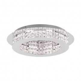 Eglo-PRINCIPE 31.5W  Chrome & Crystal ceiling light 